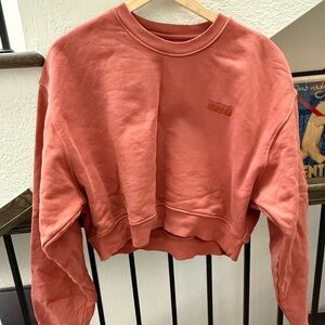 Set active cropped crewneck sweatshirt